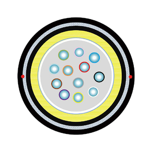 QFCI 单松套管，金属铠装光缆