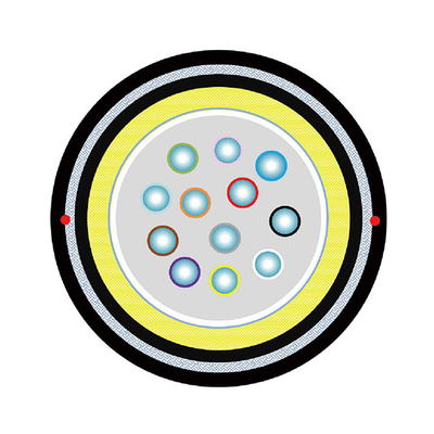 QFCI 单松套管，金属铠装光缆